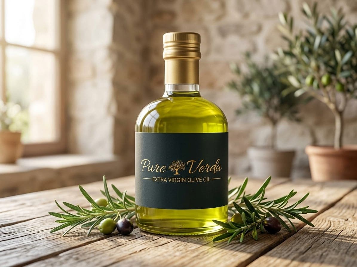 Pure Verda Infused Olive Oil with lemon and fresh herbs